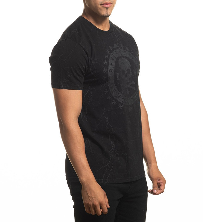 Affliction Men's Repeat Short Sleeve T-Shirt Tee - A23498