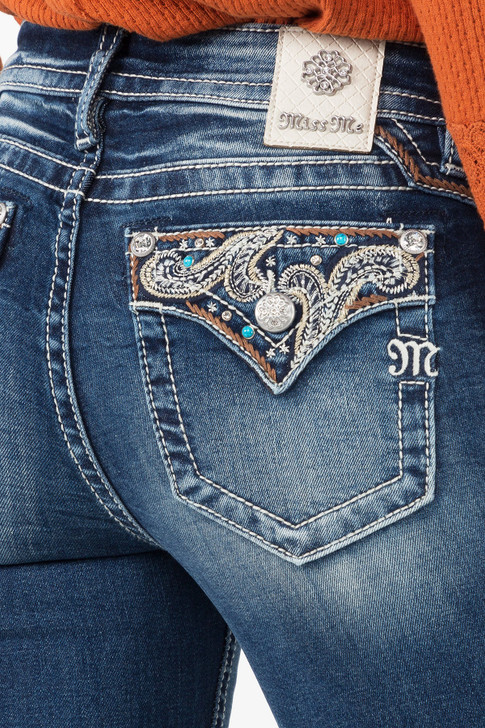 Miss Me Women's Enchanted Bliss Bootcut 