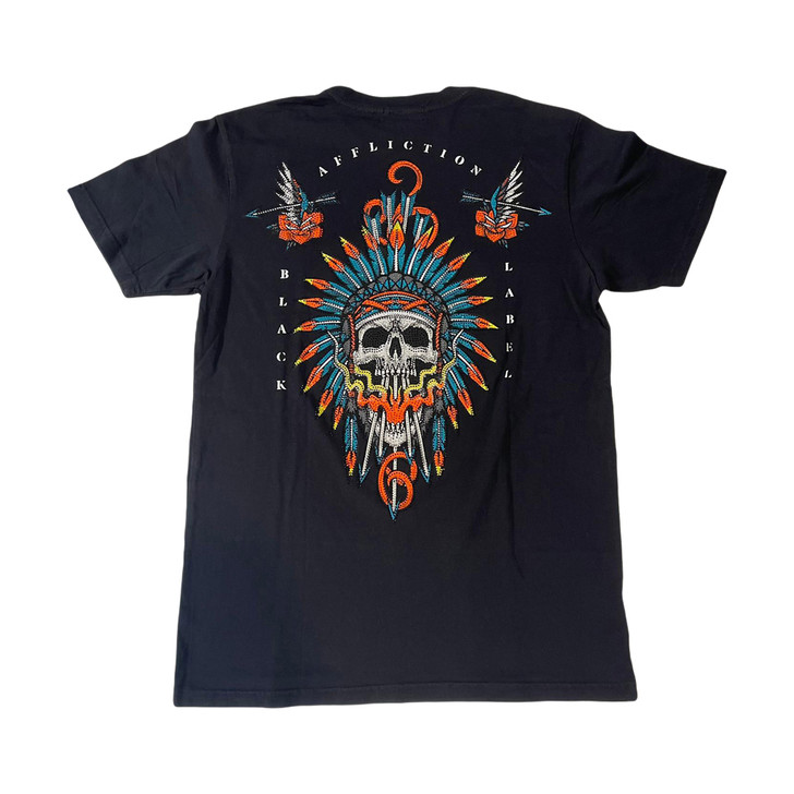 Affliction Men's Fire Breather Crew Neck Short Sleeve T-Shirt Tee - A24065