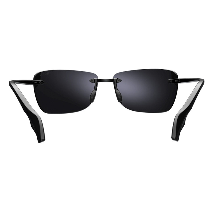 Bex Men's & Women's "Jaxyn X" Sunglasses (Black/Gray) - S38BGS