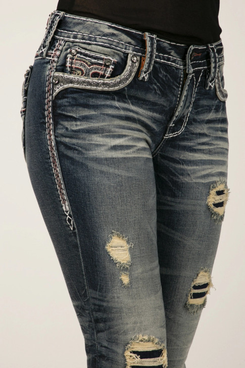 Rock Revival Women's "Jane B200" Boot Cut Denim Jeans - RP2928B200