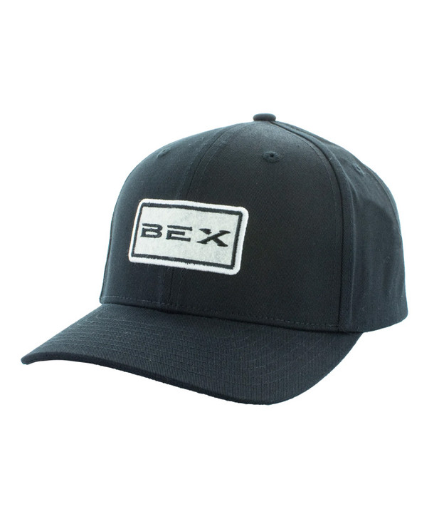 Bex "Ragged" Mesh Back Snapback Patch Cap Hats - H0129BK