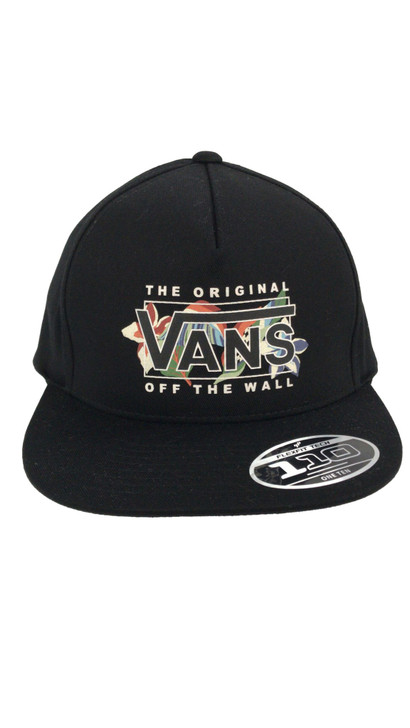 Vans Men's Lucid Floral Flexfit 110 Snapback Patch Cap Hats - VN0A5KJ7