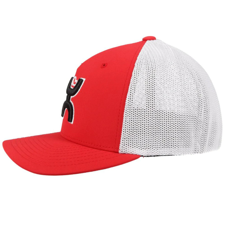 Hooey Men's Coach Hooey Flexfit Hat Mesh Back Patch Cap Hats - 2112RDWH-01