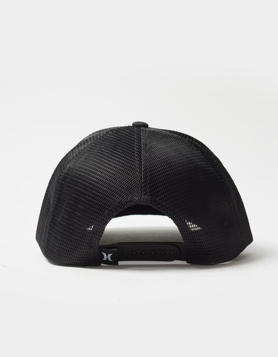 Hurley Men's Warner Trucker Mesh Back Snapback Patch Cap Hats - CW5706
