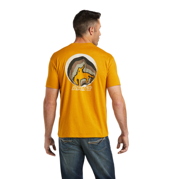 Ariat Men's Buckaroo Crew Neck Short Sleeve T-Shirt Tee - 10038199
