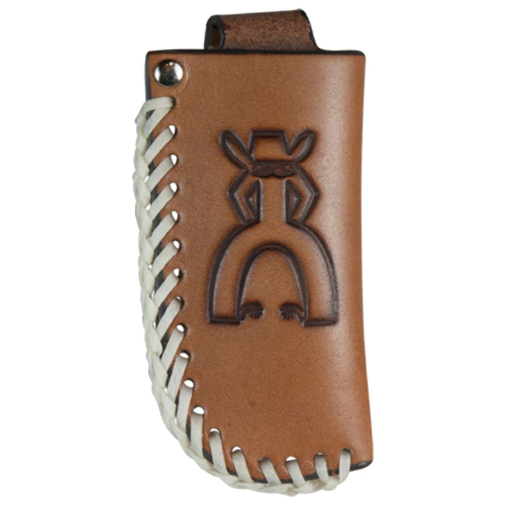 Hooey Punch Bone Whipstitch Brown Leather Knife Sheath 1835537K1
