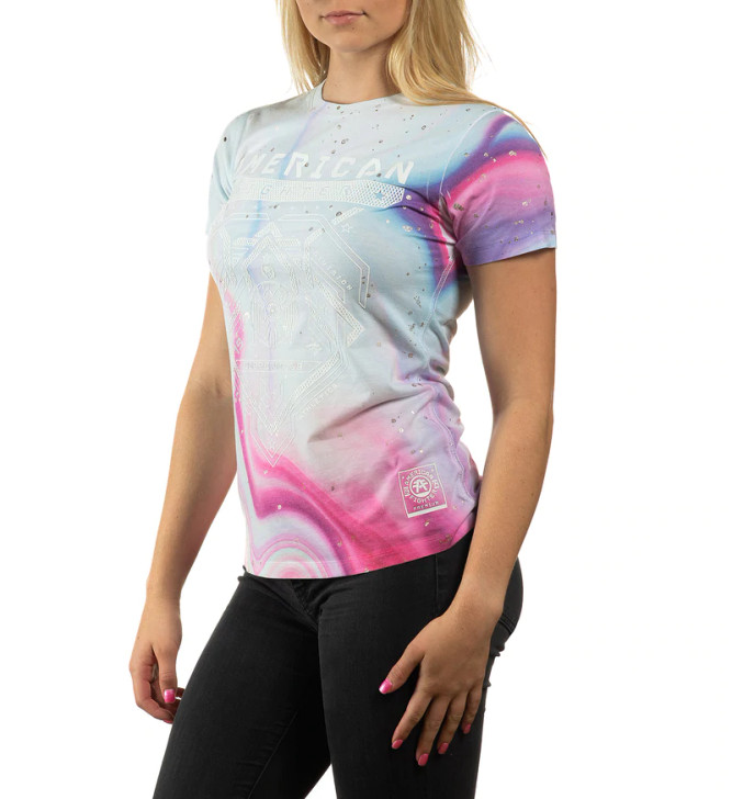 American Fighter Women's Eldon Crew Neck Short Sleeve T-Shirt Tee - FW13289