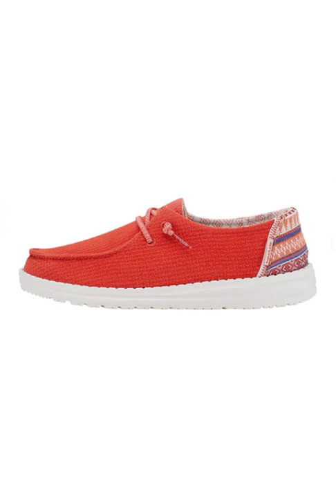 Hey Dude Women's Wendy Aztec Red Shoes - 121416866