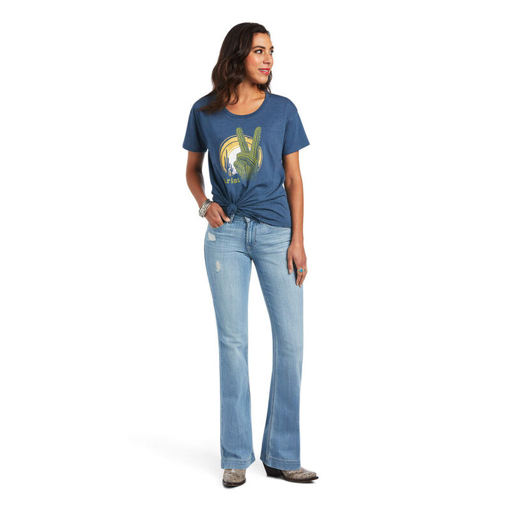 Ariat Women's Ariat Cactus Peace Short Sleeve T-Shirt Tee - 10040957