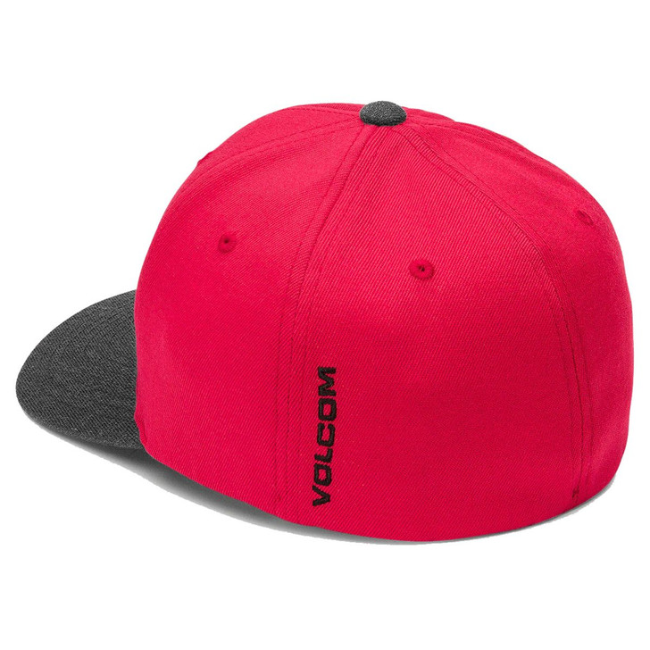 Volcom Men's Full Stone Heather Flexfit Hats Patch Cap Hats - D5532102