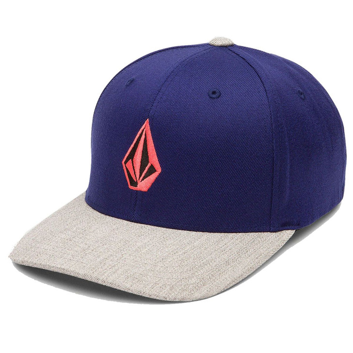 Volcom Men's Full Stone Heather Flexfit Hats Patch Cap Hats - D5532102