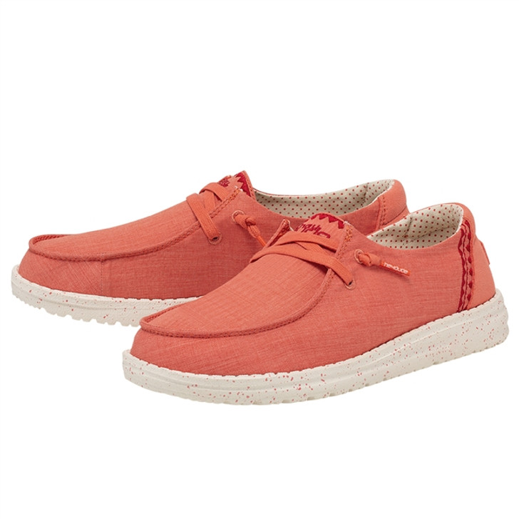 Hey Dude Women's Wendy Poppy Red Shoes - 121417123