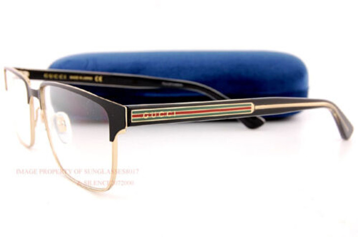 Gucci Men's "Metal" Eyeglasses - GG0383O