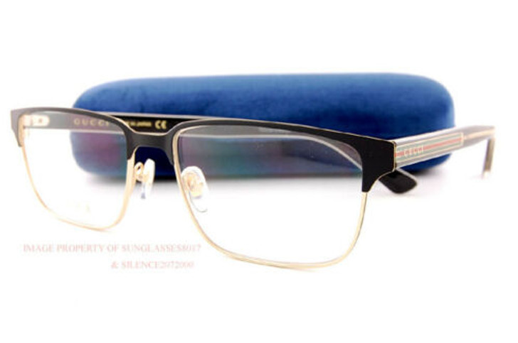 Gucci Men's "Metal" Eyeglasses - GG0383O