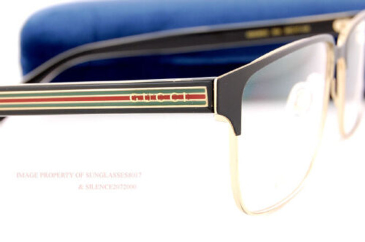 Gucci Men's "Metal" Eyeglasses - GG0383O