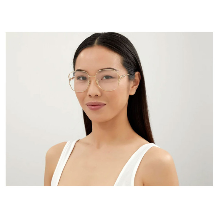 Gucci Women's "Metal" Eyeglasses - GG1019O