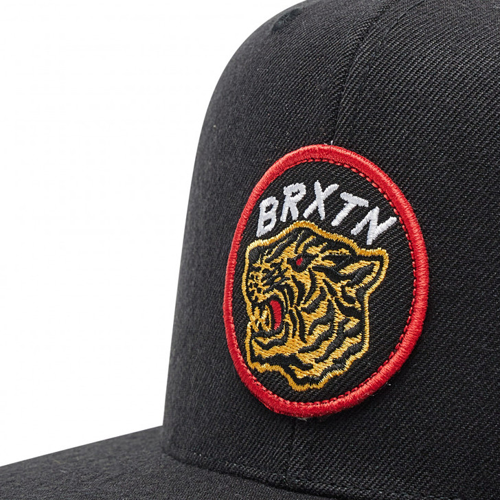 Brixton Men's Kit MP Snapback Patch Cap Hats - 11066