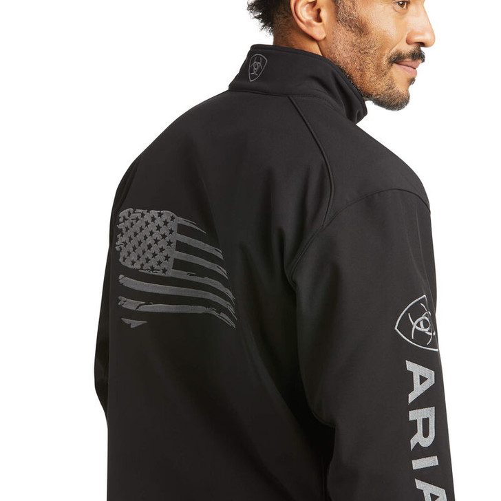 Ariat Men's Logo 2.0 Patriot Softshell Jacket - 10037439