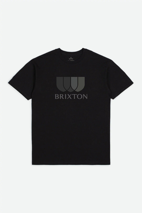 Brixton Men's Alton Solid Short Sleeve T-Shirt Tee - 16623