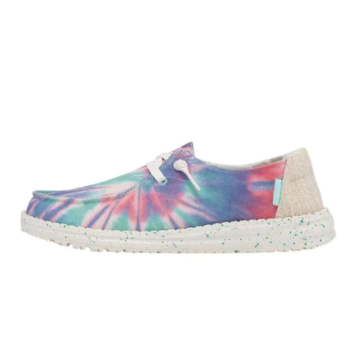 Hey Dude Youth Wendy Youth Tie Dye Shoes - 130129864