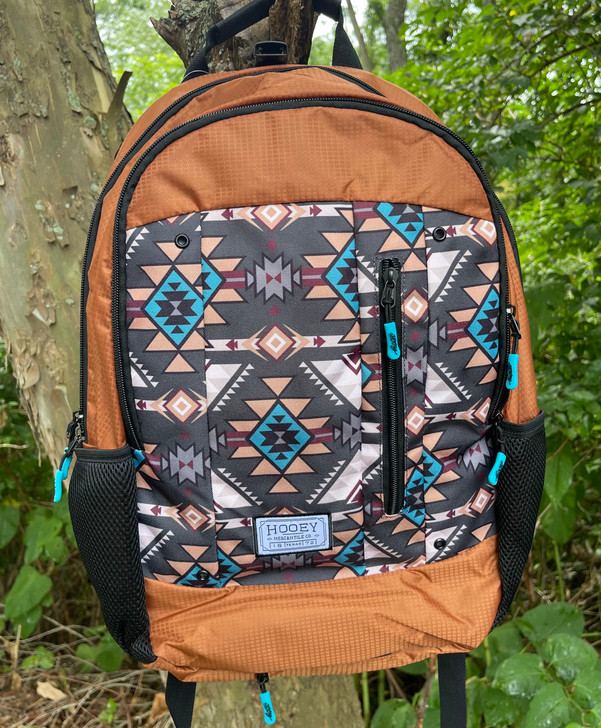 Hooey Men's & Women's Rockstar Hooey Tan & Aztec Backpack - BP042TNAZ