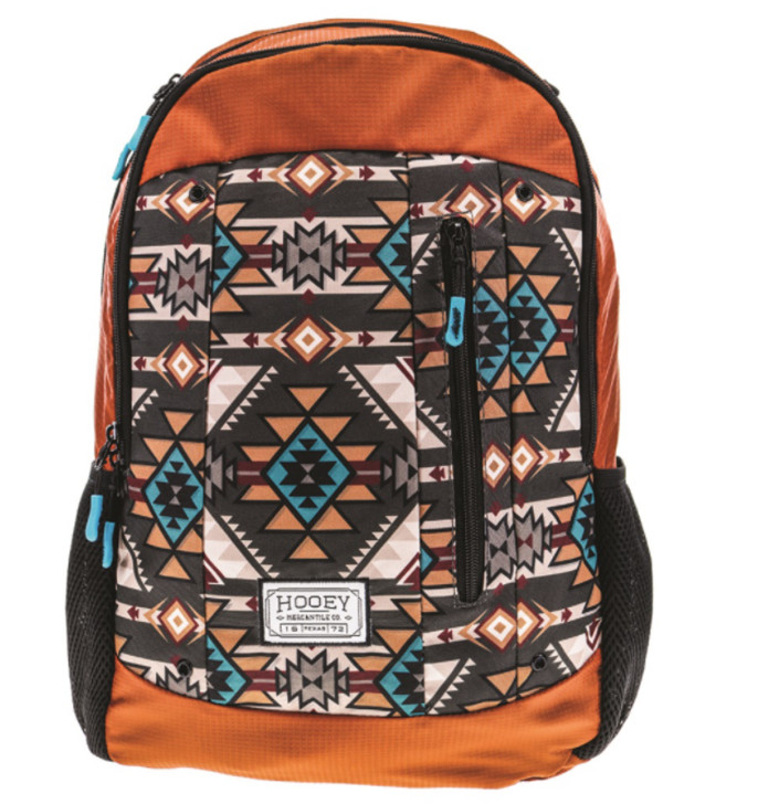 Hooey Men's & Women's Rockstar Hooey Tan & Aztec Backpack - BP042TNAZ