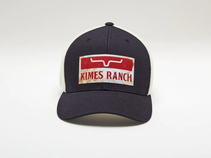 Kimes Ranch Men's 110 Fire Ex Trucker Cap Mesh Back Snapback Patch Cap Hats - KFX-BLK