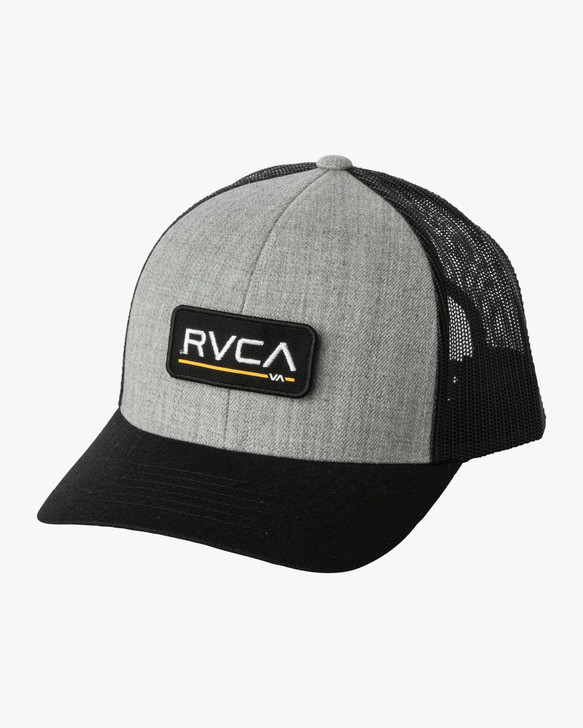 Rvca Boy's Ticket Trucker Hats Mesh Back Snapback Patch Cap Hats - AVBHA00133