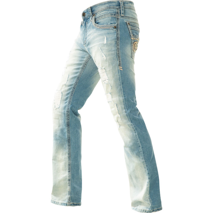 Affliction Men's Ace Apex Midland Straight Denim Jeans - 110SS241