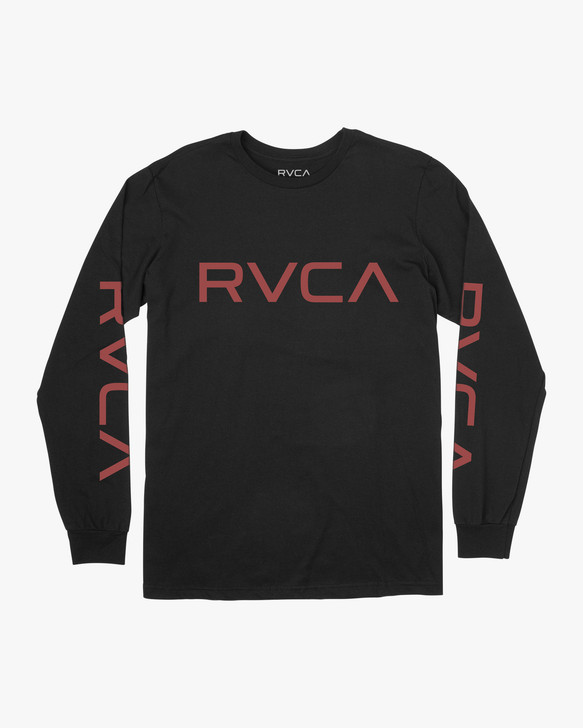 Rvca Men's Big Rvca Long Sleeve T-Shirt Tee - M451URBI