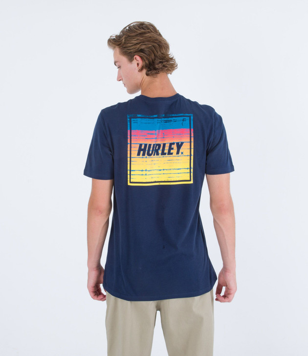 Hurley Men's Everyday Four Corners Short Sleeve T-Shirt Tee - MTS0035050