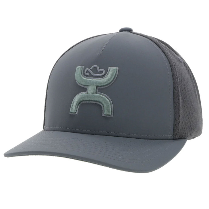 Hooey Men's Coach Flexfit Hat Patch Cap Hats - 2212GY-01