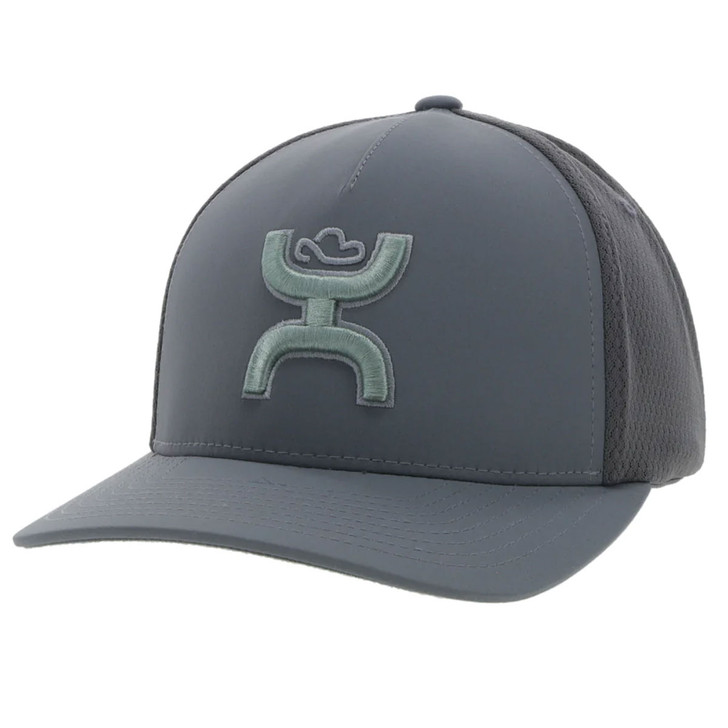 Hooey Men's Coach Flexfit Hat Patch Cap Hats - 2212GY-02