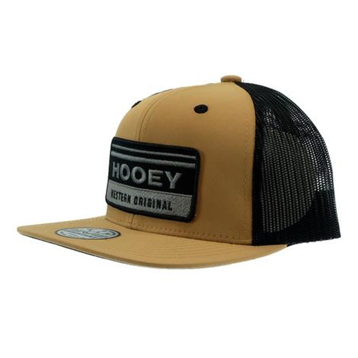 Hooey Men's & Women's Hooey Horizon Trucker Hat Mesh Back Snapback Patch Cap Hats - 2235T-TNBK