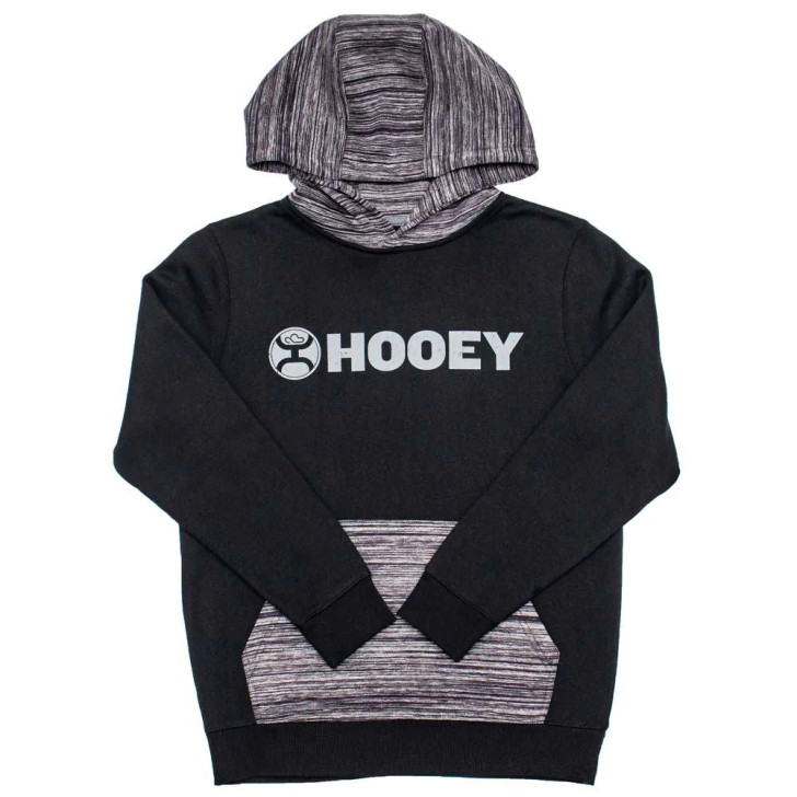 Hooey Youth Hooey Lock Up Black Hoodie - HH1191BK-Y