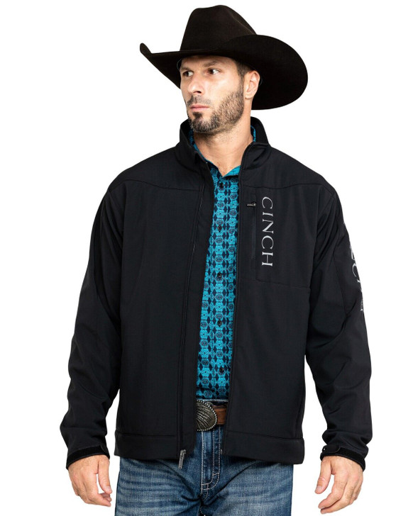 Cinch Men's Concealed Carry Bonded Black Jacket - MWJ1043014