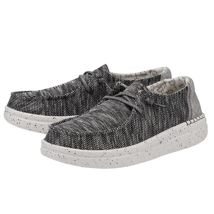 Hey Dude Women's Wendy Rise Grey Shoes - 121943082
