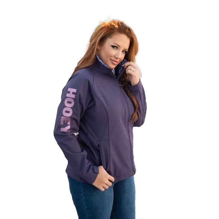 Hooey Women's Softshell Purple Jacket - HJ105PL