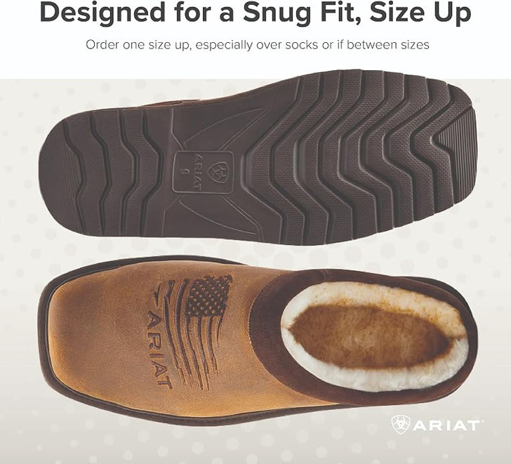 Ariat Men's Patriot Square Toe Slipper