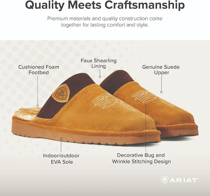 Ariat Men's Silversmith Square Toe Slipper