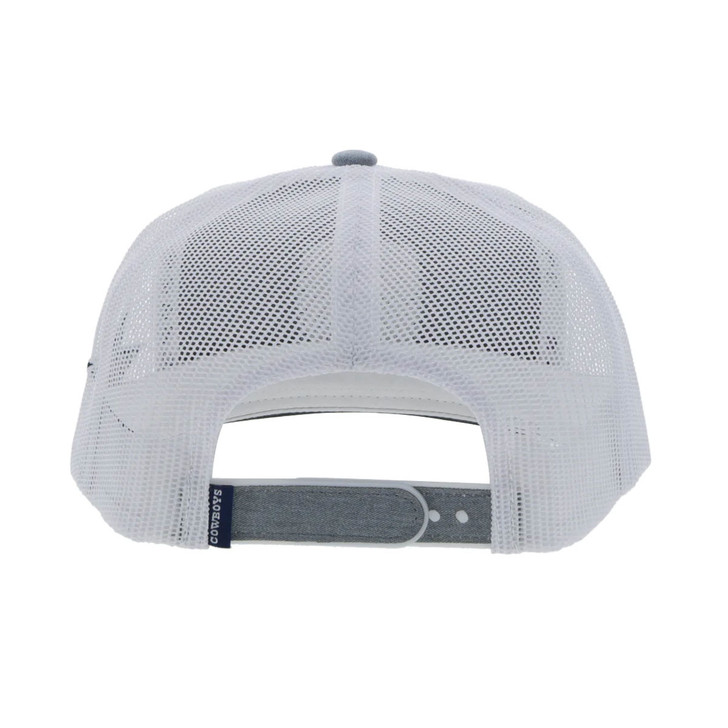 Hooey Unisex Dallas Grey Mesh Back Snapback Patch Cap Hats - 7265T-GYWH