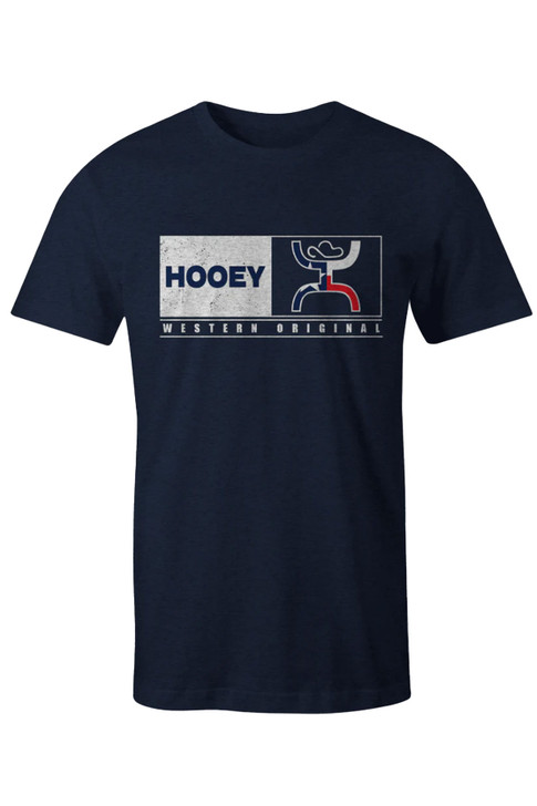 Hooey Men's Match Short Sleeve T-Shirt Tee - HT1553NV