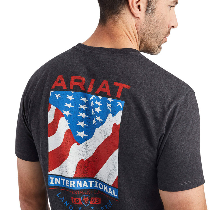 Ariat Men's Flag Flow Short Sleeve T-Shirt Tee - 10042757