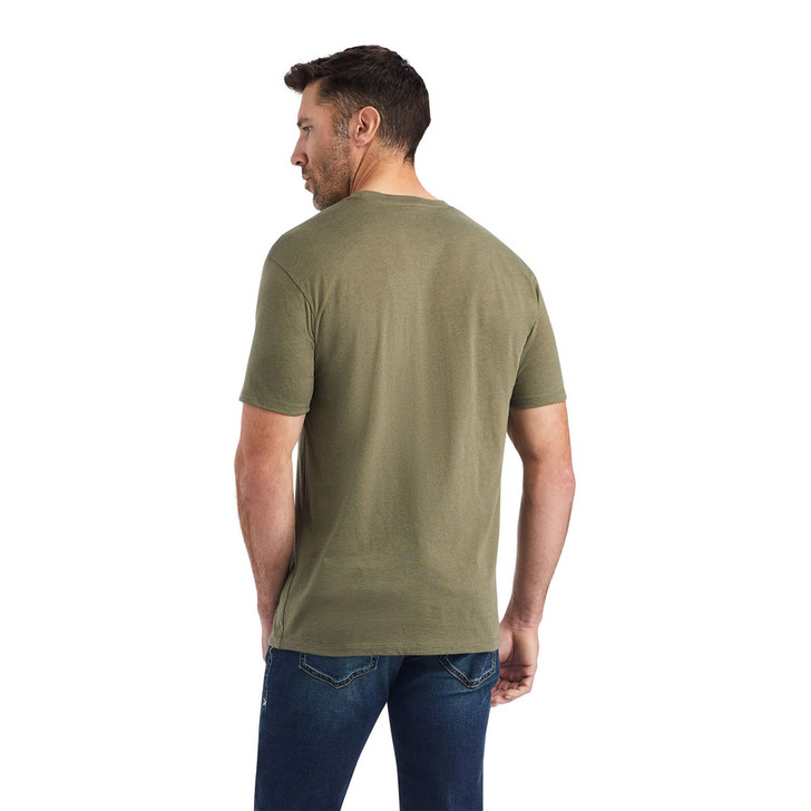Ariat Men's Camo Badge Short Sleeve T-Shirt Tee - 10042769