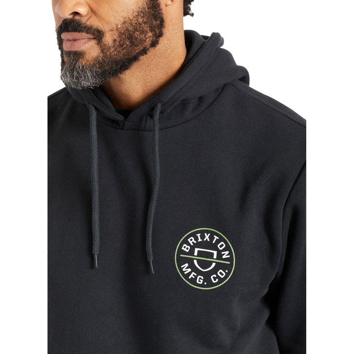 Brixton Men's Crest Hoodie Sweatshirt - 22021