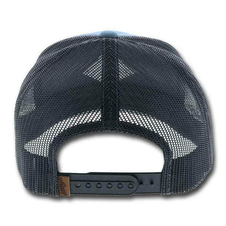 Hooey Unisex Graphite Habitat Trucker Hat Mesh Back Snapback Patch Cap Hats - 6001T-BLBK