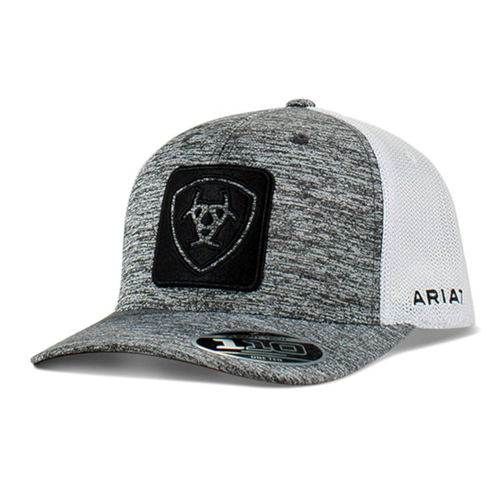 Ariat Men's Logo Patch Mesh Back Snapback Patch Cap Hats - A300064401