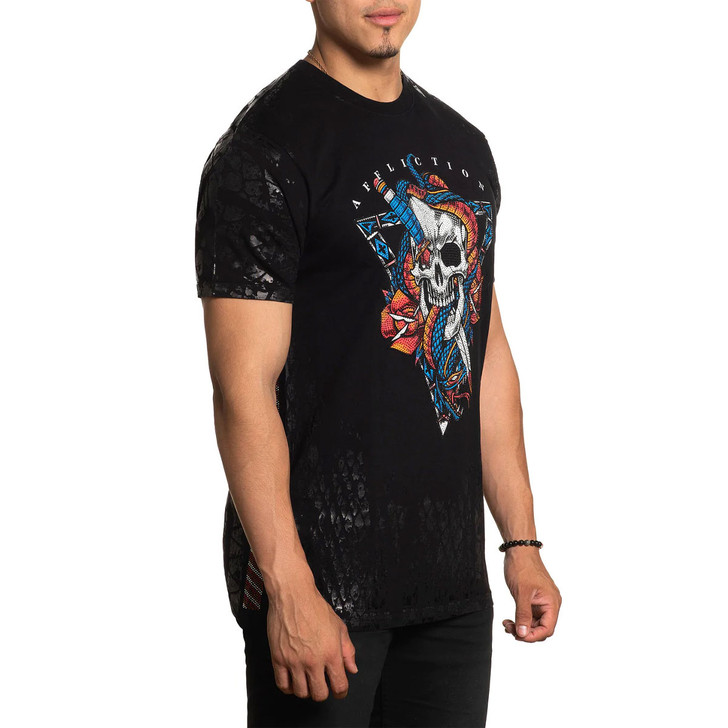 Affliction Men's Sacred Strike Short Sleeve T-Shirt Tee - A25065