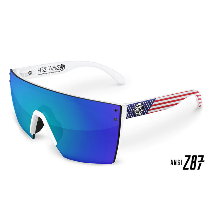Heat Wave Unisex "Lazer Face Z87" Sunglasses - E_LZR_WHTZ87USA_09